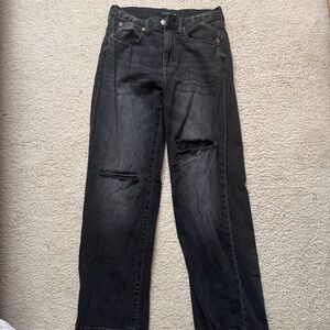 Aeropostale Black Low-Rise Skater Jeans